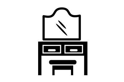 میز آرایش تخت خواب دونفره رمانتیک